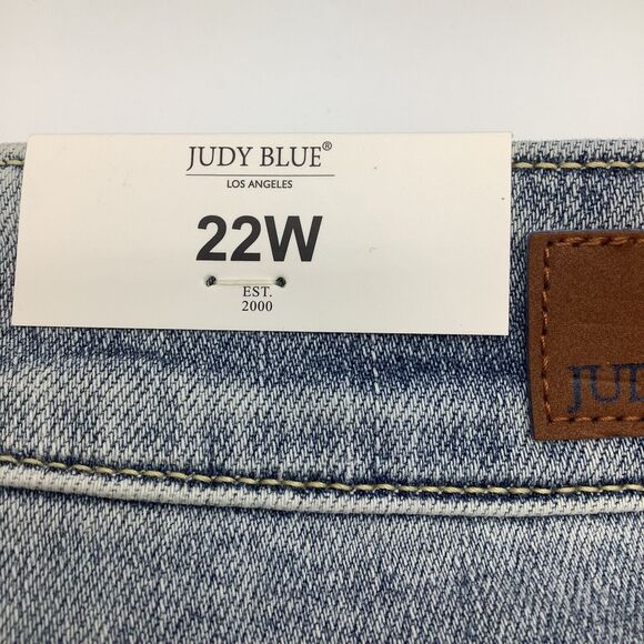 Judy Blue Womens Mid Rise Boot‎ Cut Denim Jeans Blue Size 22 NWT - Picture 5 of 13